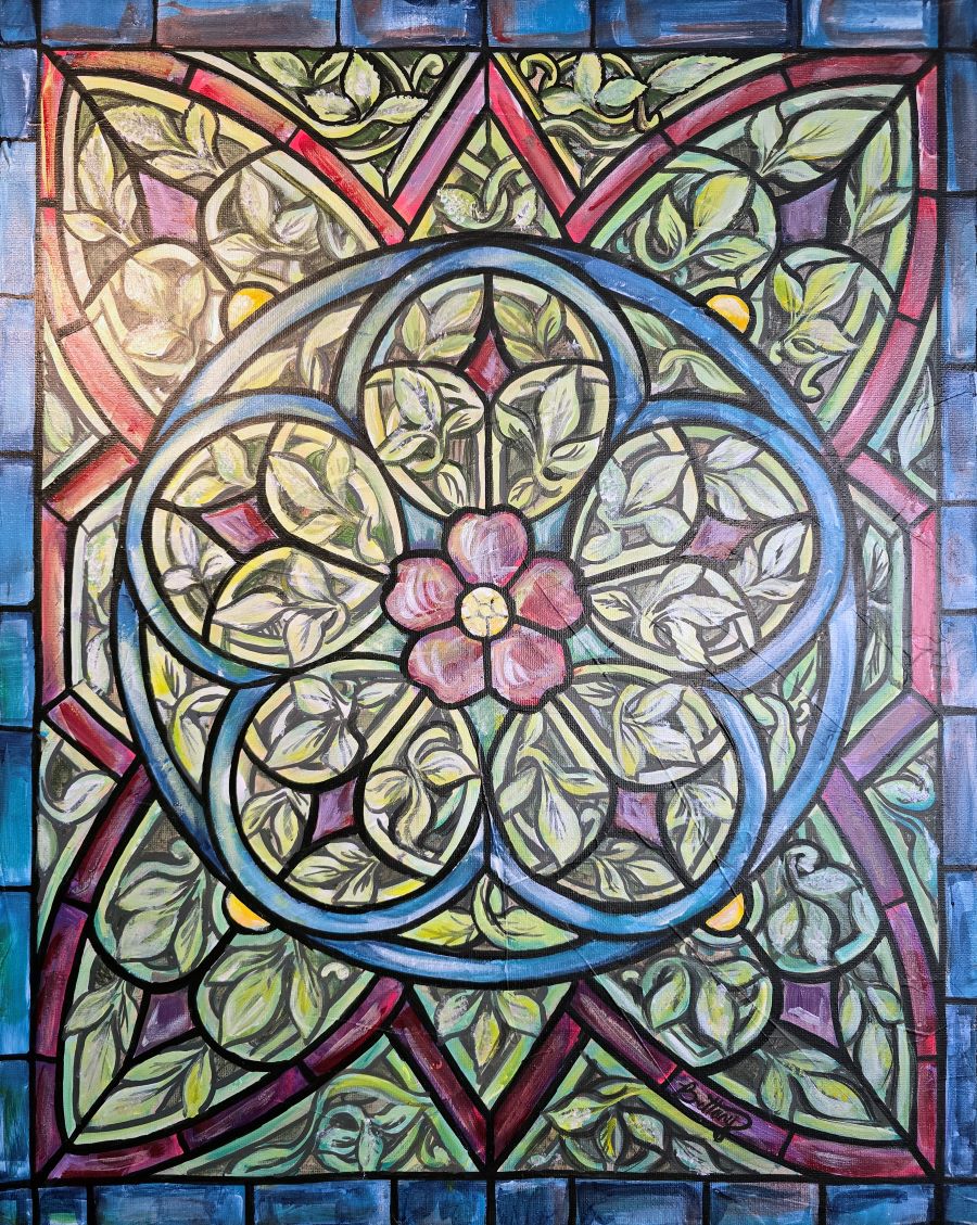 Grisaille Panel #1, Original Acrylic Painting (Copy)