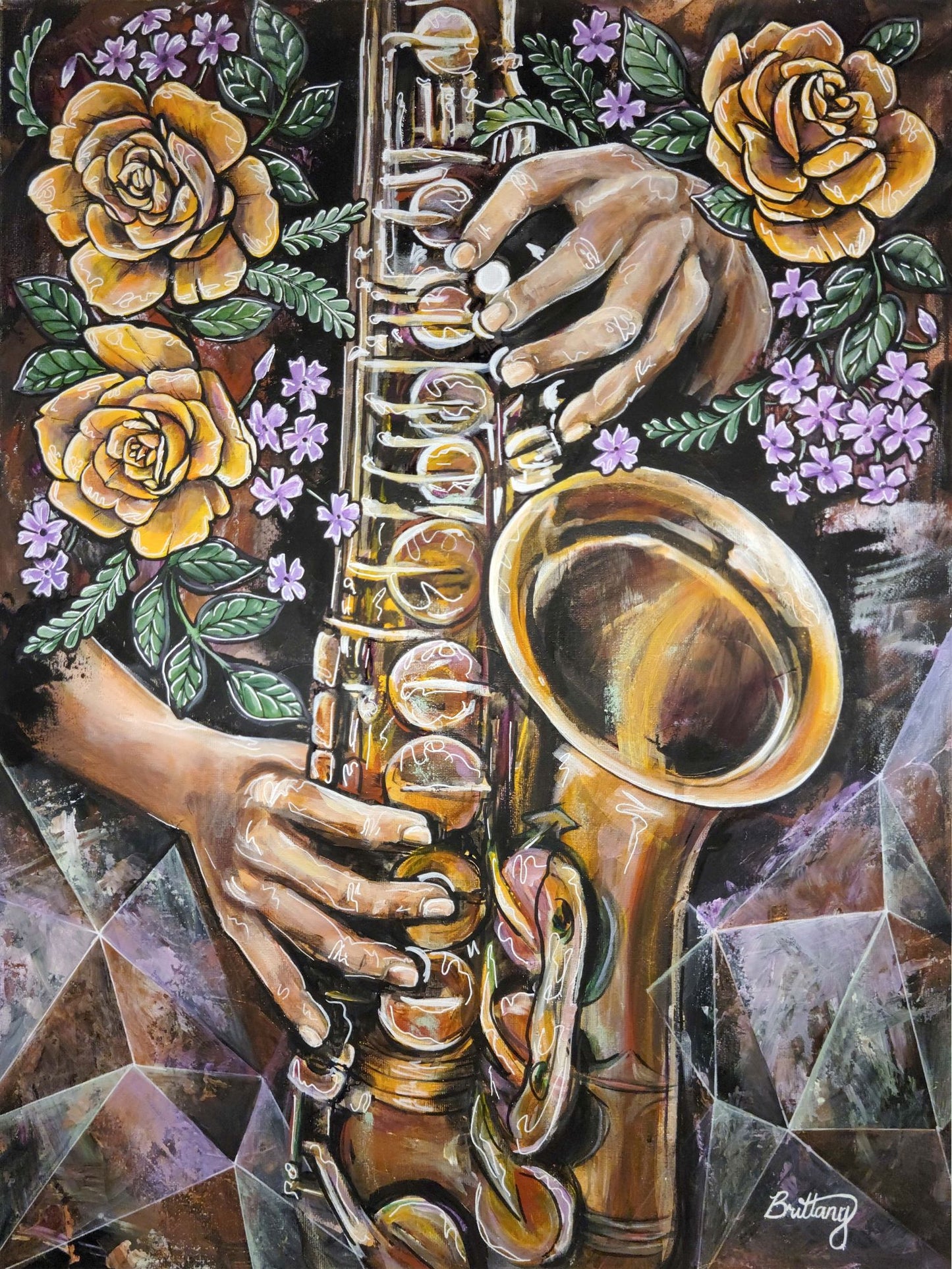 Sound- Roses and Phlox, Limited Edition Print