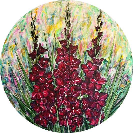 Gladiolus Garden, Limited Edition Print