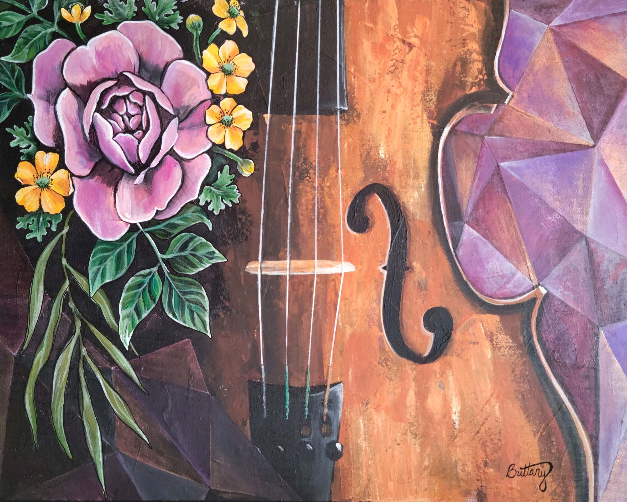 Sound- Rose and Buttercup, Limited Edition Print โ Brittany Cosgrove Studio